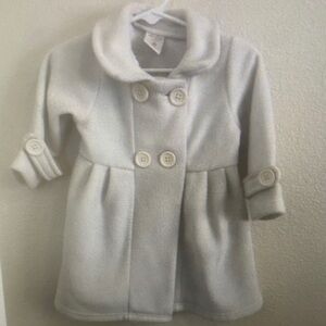 Stylish White Kids Coat
